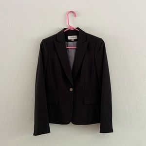 Calvin Klein single button blazer - black